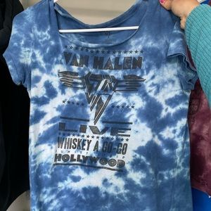 Van Hallen t-shirt tie dye